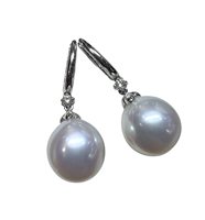 Boucles d'oreilles Crivelli Femme PERLA AUSTRALIA in Or blanc Perla 89458477